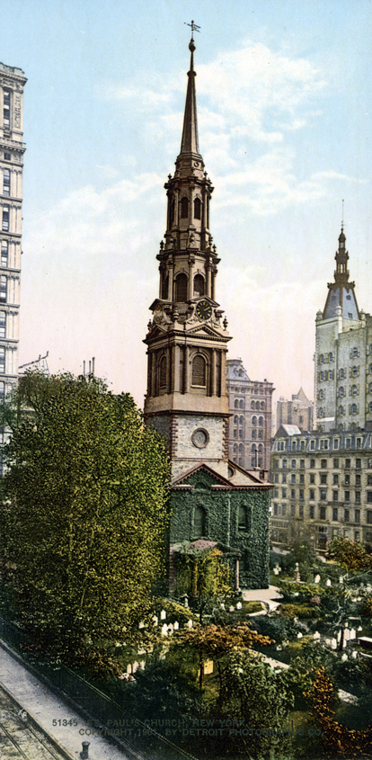 St Pauls Church, New York, New York - Year 1901