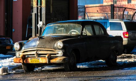 Старые автомобили на улицах Нью-Йорка — 21