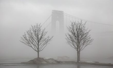 Нью-Йорк и Нью-Джерси одним туманным январским днем